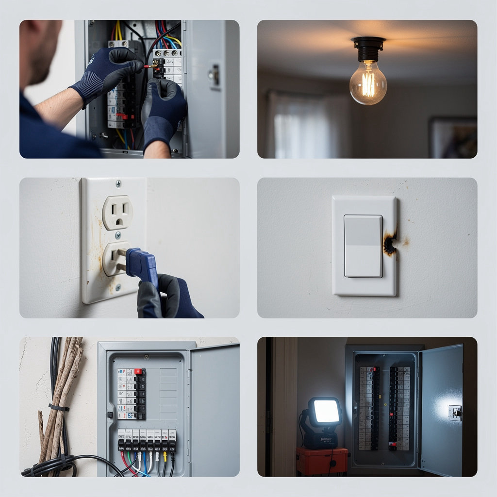 Sperry Electric professional electrician performing electrical repairs and diagnostics in Gloucester, NJ